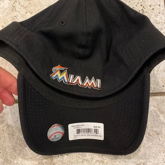 Men's New Era MLB 39Thirty Flex Fit Cap Miami Marlins Size Large/Extra Large - Picture 2 of 3